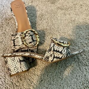 Heeled sandals